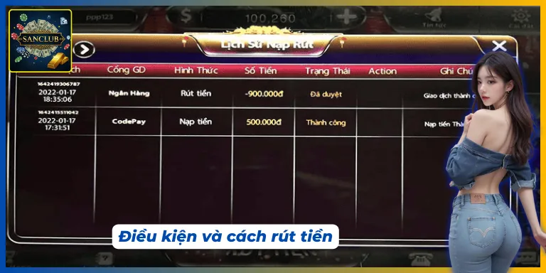 Điều kiện thực hiện rút vốn từ hệ thống
